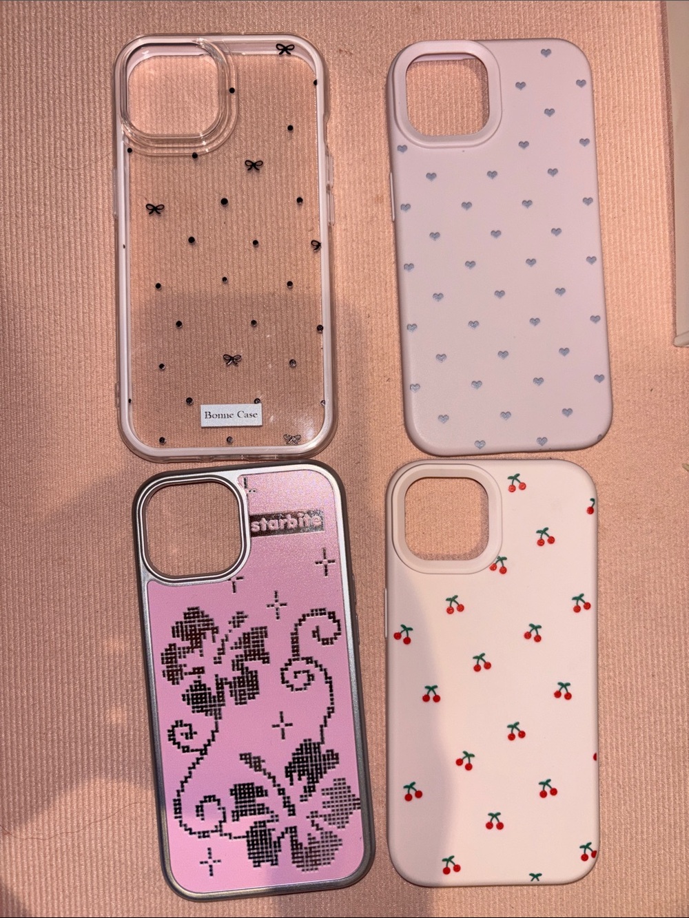 $15 for all four! iPhone 15 cases!